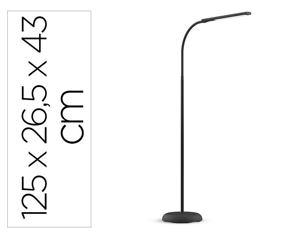 LAMPARA DE ESCRITORIO MAUL LED 5W 726LM LUZ CALIDA BRILLO REGULABLE CABEZAL RECLINABLE NEGRA