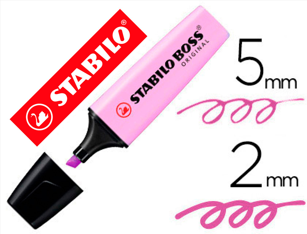 ROTULADOR STABILO BOSS PASTEL FLUORESCENTE 70 BRISA VIOLETA