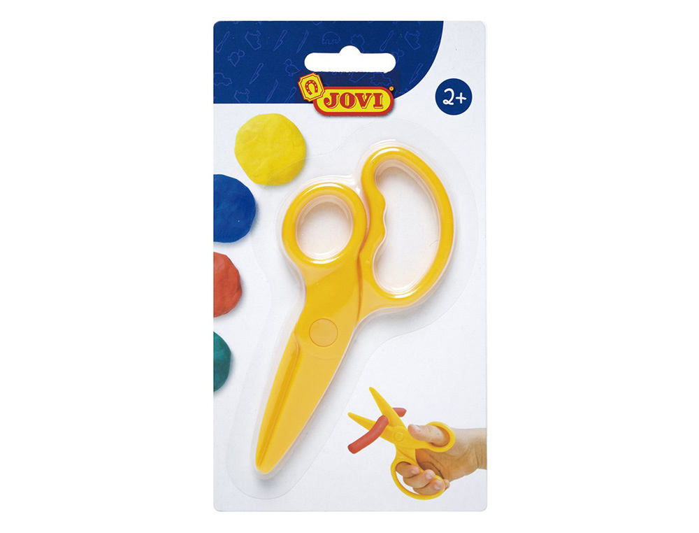 TIJERA ESCOLAR JOVI CORTA PASTA EN BLISTER