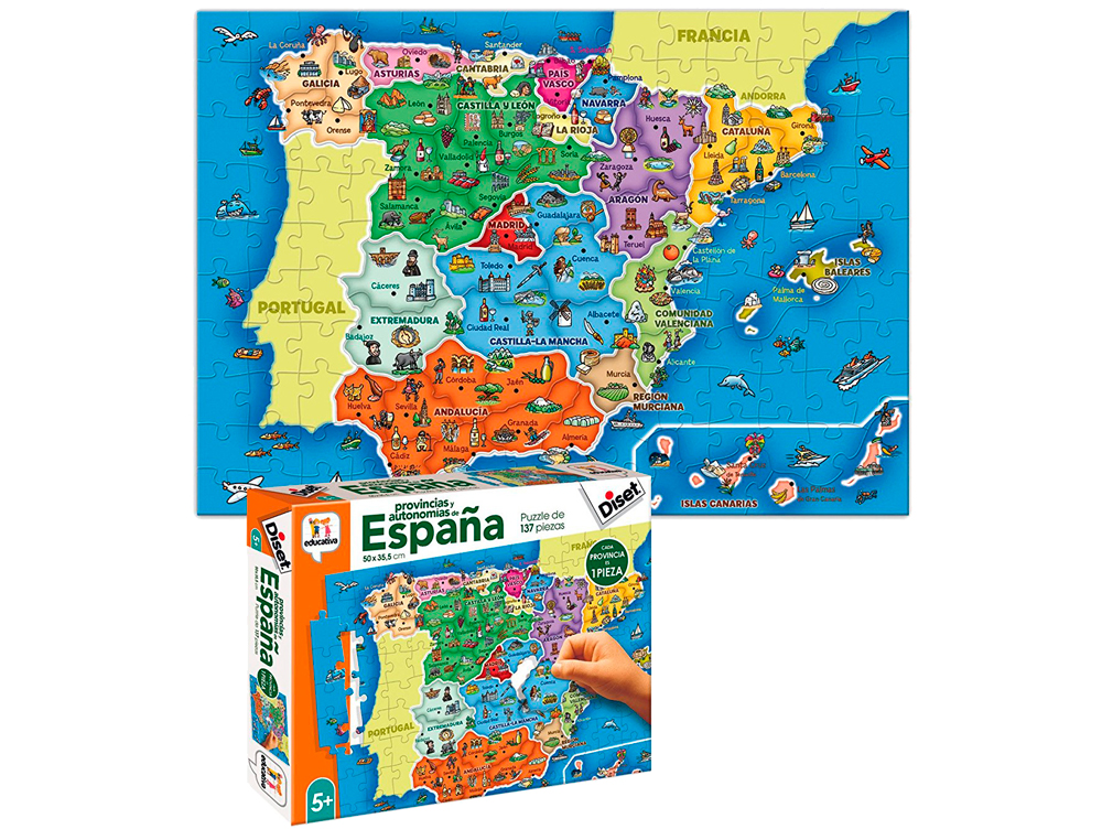 JUEGO DISET DIDACTICO PROVINCIAS DE ESPAA
