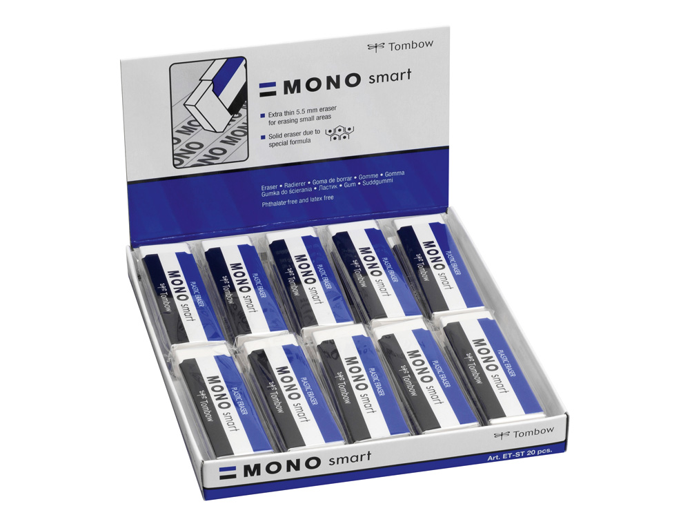 GOMA TOMBOW MONO SMART EXTRA FINA 5,5 MM PARA BORRADO DE PRECISION