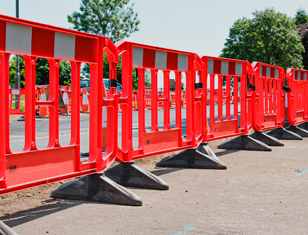 BARRERA FARU NAVIGATOR POLIETILENO ROJO LONGITUD 2 MT