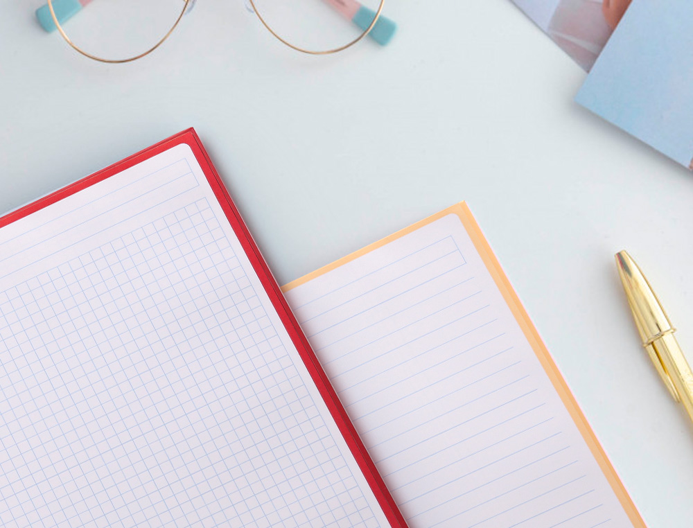 CUADERNO ESPIRAL A4 MICRO ANTARTIK TAPA FORRADA 80H 90 GR CUADRO 5MM 1 BANDA 4 TALADROS COLOR PEACH