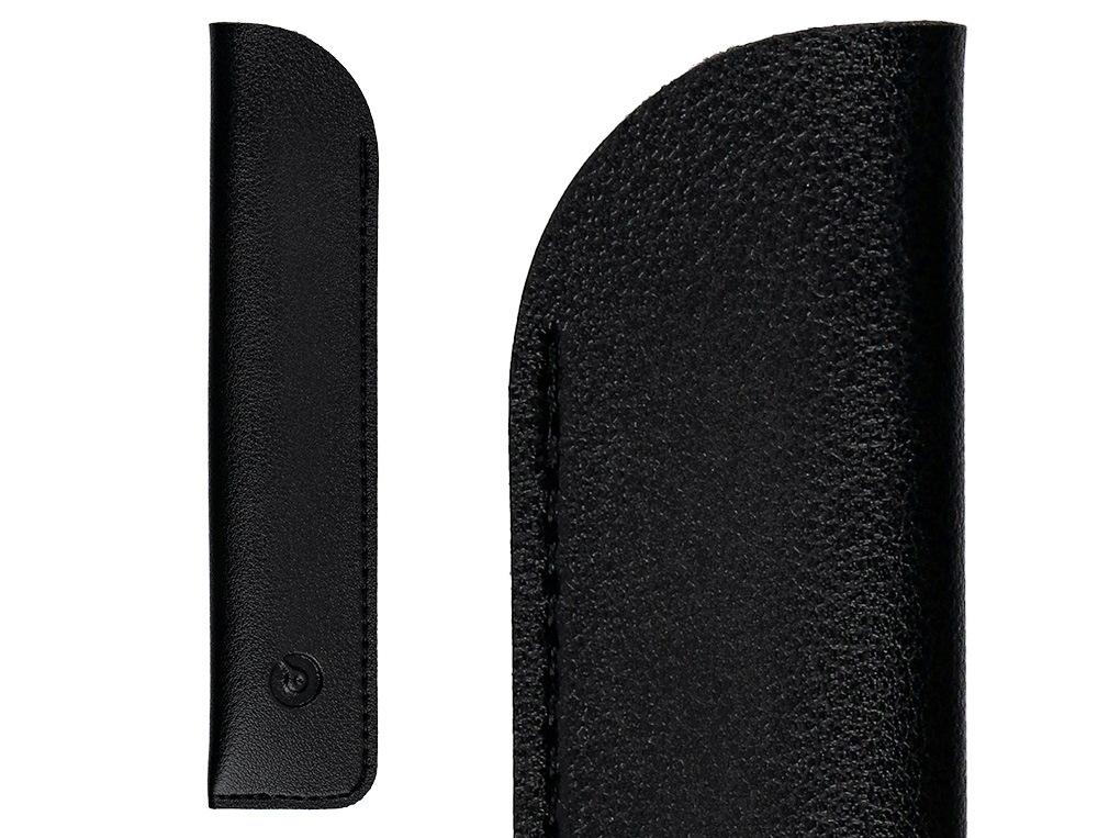 ROLLER Y FUNDA DE SIMILPIEL BELIUS SPACE B COLOR MINIMALISTA NEGRO TINTA AZUL CAJA DE DISEO