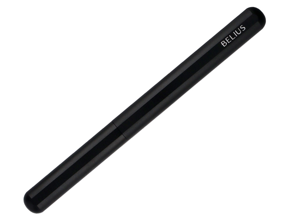 ROLLER Y FUNDA DE SIMILPIEL BELIUS SPACE B COLOR MINIMALISTA NEGRO TINTA AZUL CAJA DE DISEO