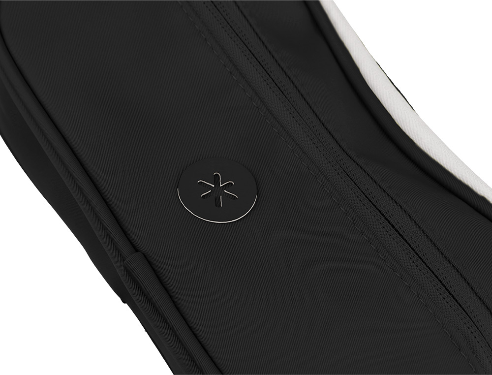 ESTUCHE PORTATODO ANTARTIK FUSION FLEX 3 CREMALLERAS NEGRO COMPAERO MOCHILA 100X60X220 MM