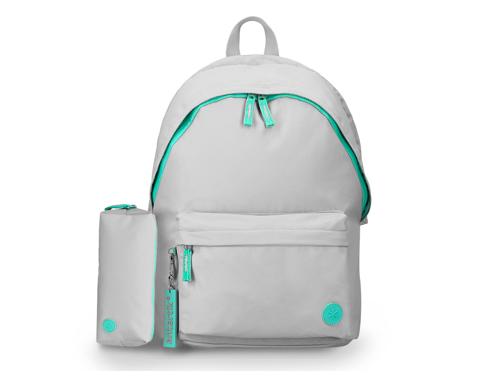 MOCHILA ANTARTIK BASIC PACK CON BOLSILLO PARA PORTATIL GRIS 20 L 300X160X420 MM
