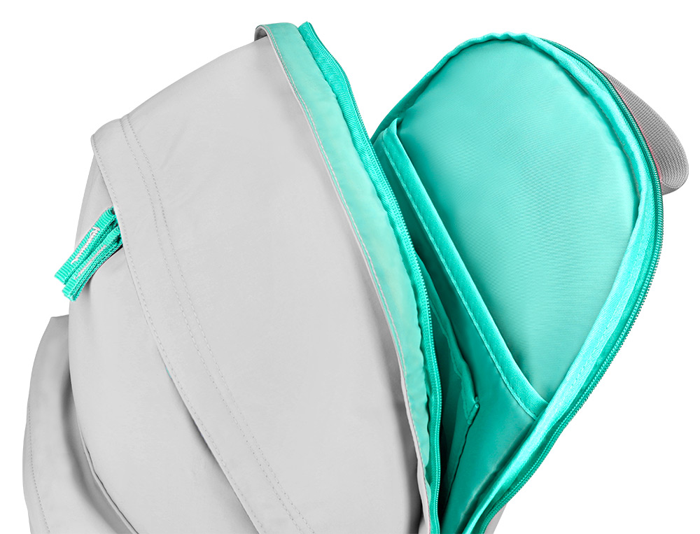 MOCHILA ANTARTIK BASIC PACK CON BOLSILLO PARA PORTATIL GRIS 20 L 300X160X420 MM