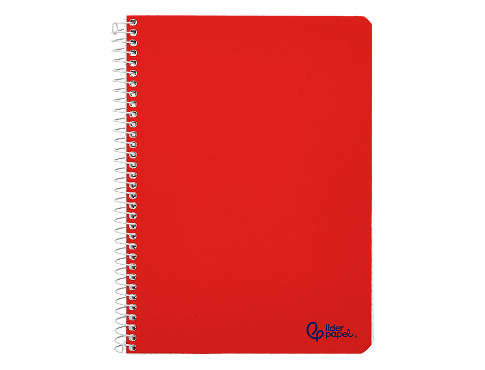 CUADERNO ESPIRAL LIDERPAPEL A5 SMART TAPA BLANDA 80H 75GR CUADRO 4MM CON MARGEN COLORES SURTIDOS