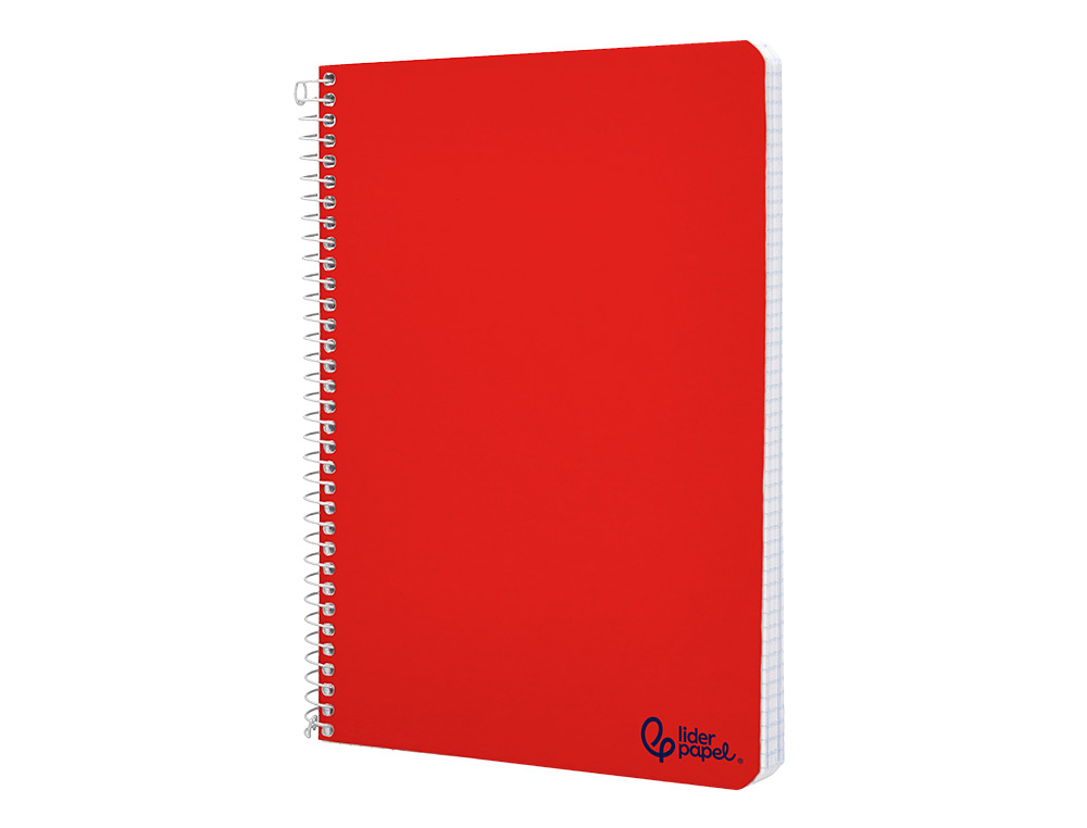 CUADERNO ESPIRAL LIDERPAPEL A5 SMART TAPA BLANDA 80H 75GR CUADRO 4MM CON MARGEN COLORES SURTIDOS