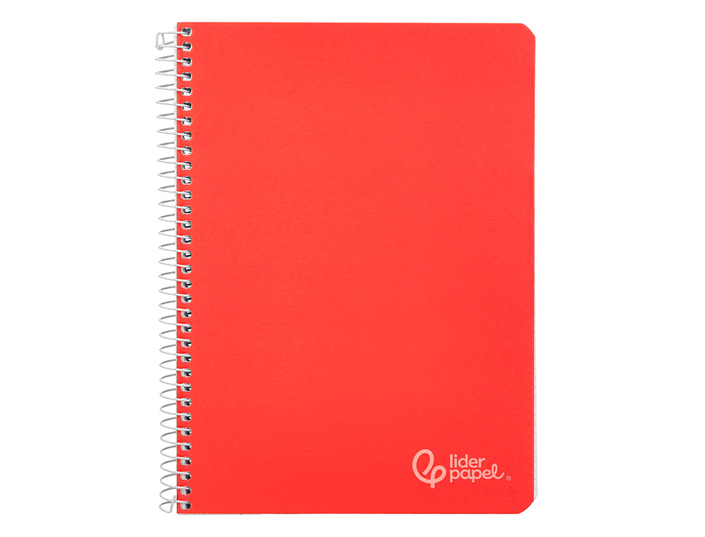 CUADERNO ESPIRAL LIDERPAPEL A5 WITTY TAPA DURA 80H 90GR CUADRO 5MM CON MARGEN COLORES SURTIDOS