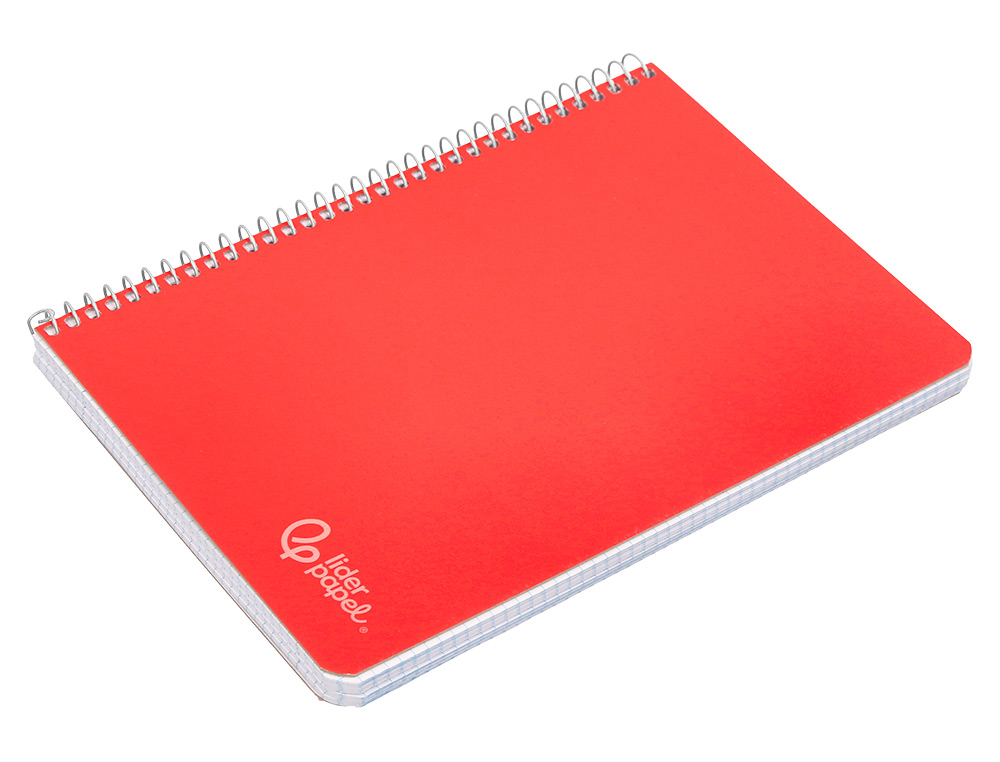CUADERNO ESPIRAL LIDERPAPEL A5 WITTY TAPA DURA 80H 90GR CUADRO 5MM CON MARGEN COLORES SURTIDOS