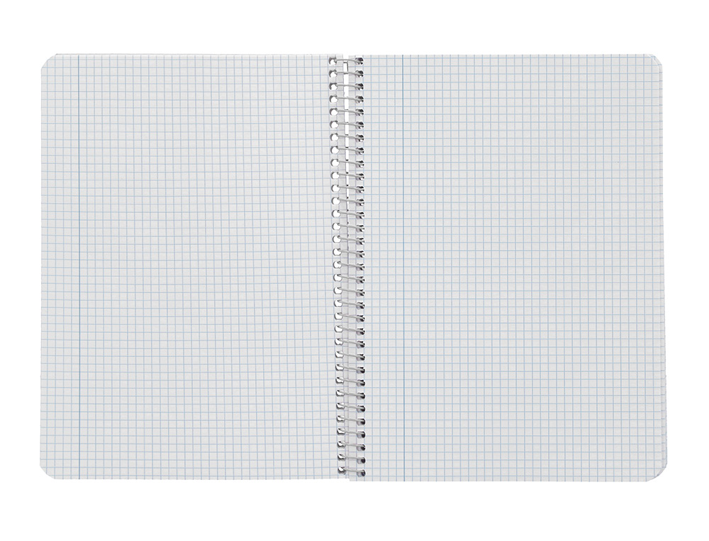 CUADERNO ESPIRAL LIDERPAPEL A5 WITTY TAPA DURA 80H 90GR CUADRO 5MM CON MARGEN COLORES SURTIDOS