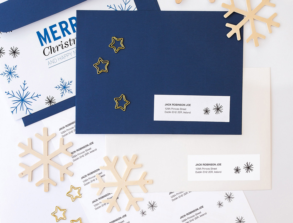 ETIQUETA ADHESIVA Q-CONNECT KF01584 TAMAÑO 99,1X33,9 MM FOTOCOPIADORA LASER INK-JET CAJA CON 100 HOJAS DIN A4