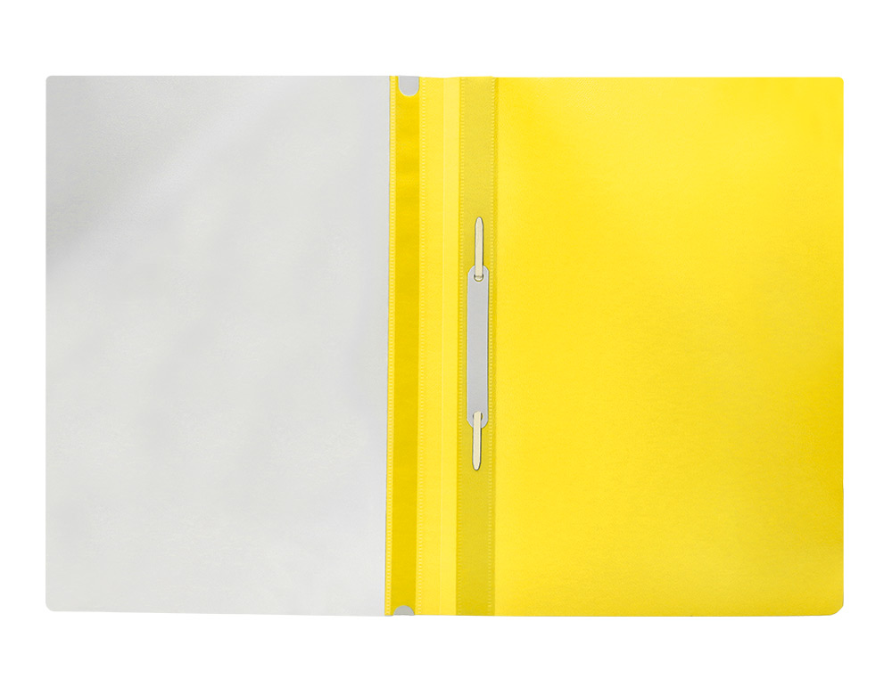 CARPETA DOSSIER FASTENER PLASTICO Q-CONNECT DIN A4 AMARILLA