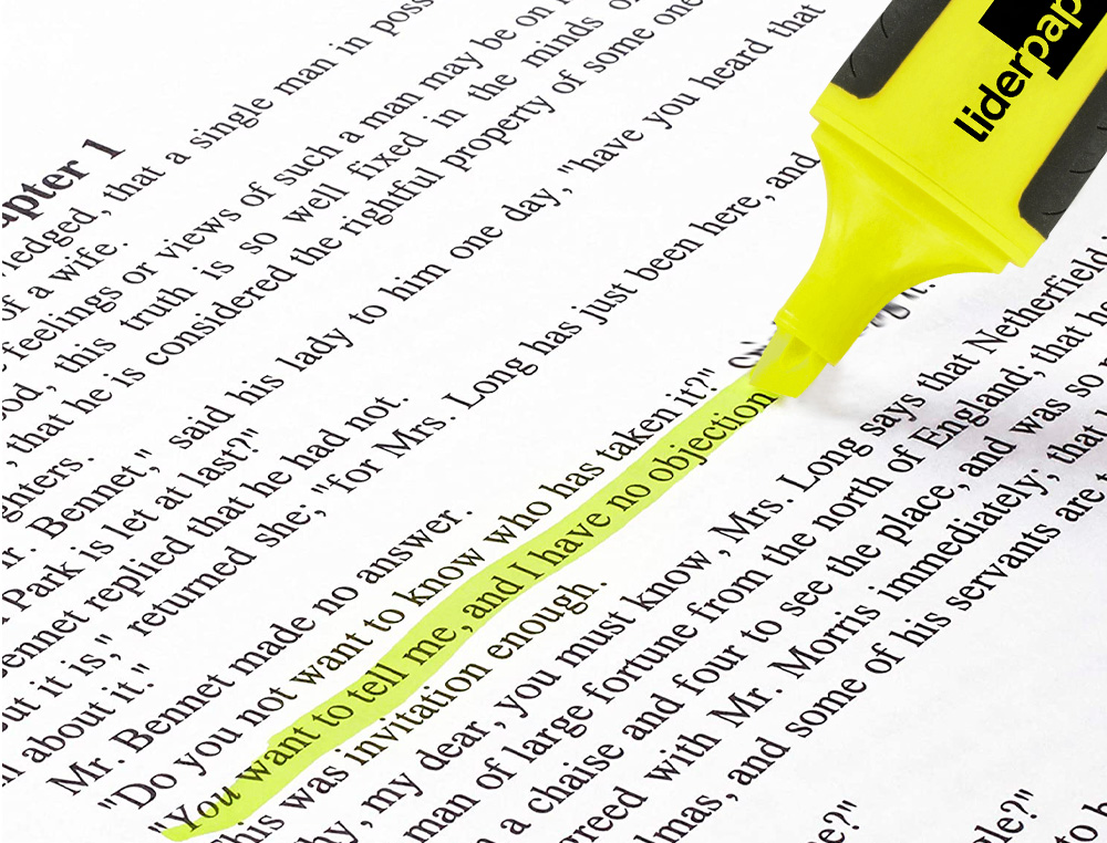 ROTULADOR LIDERPAPEL MINI FLUORESCENTE AMARILLO