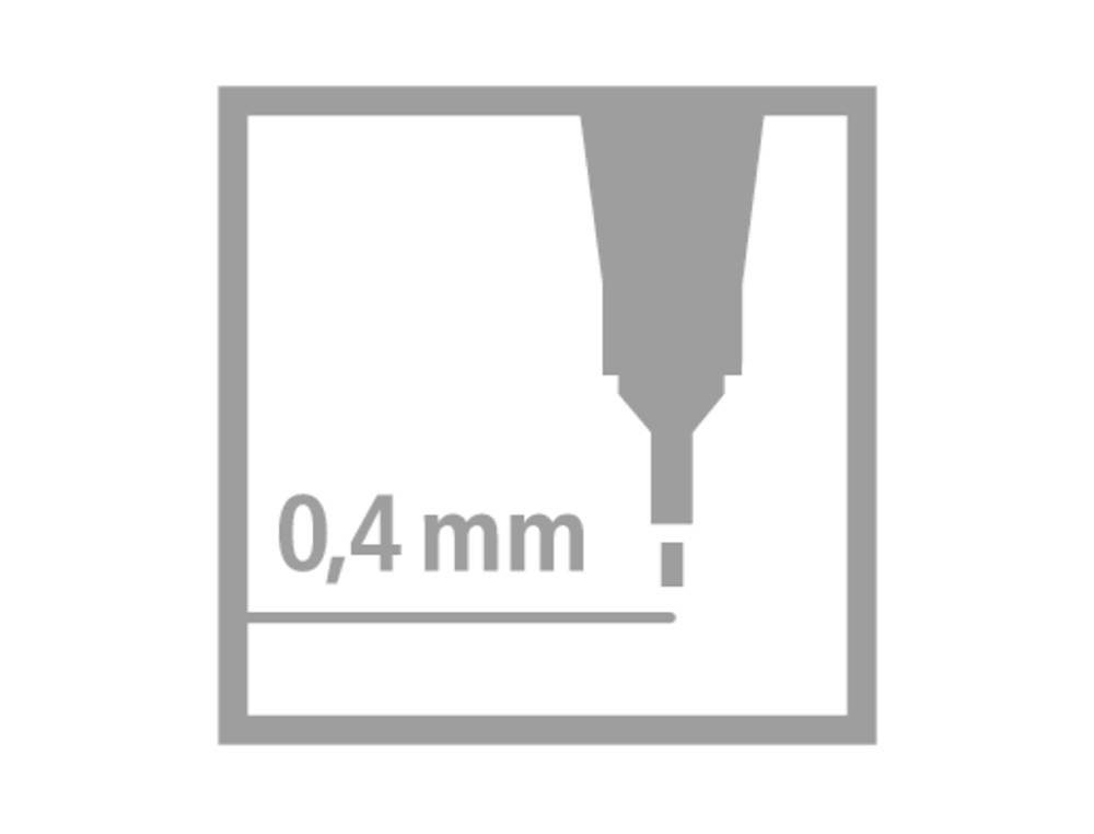 ROTULADOR STABILO PUNTA DE FIB RA POINT 88 VERDE OLIVA PUNTA FINA 0,4MM