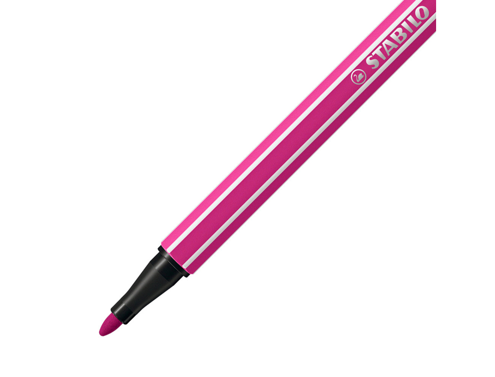ROTULADOR STABILO ACUARELABLE PEN 68 ROSA PUNTA GRUESA 1MM