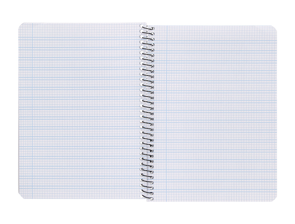 CUADERNO ESPIRAL LIDERPAPEL CUARTO PAUTAGUIA TAPA BLANDA 40H 75GR CUADRO PAUTADO 3 MM CON MARGEN COLORES SURTIDOS