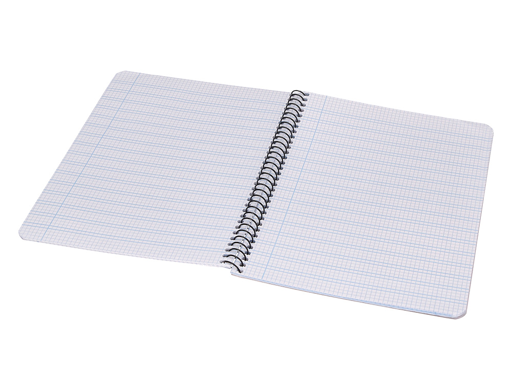 CUADERNO ESPIRAL LIDERPAPEL CUARTO PAUTAGUIA TAPA BLANDA 40H 75GR CUADRO PAUTADO 3 MM CON MARGEN COLORES SURTIDOS