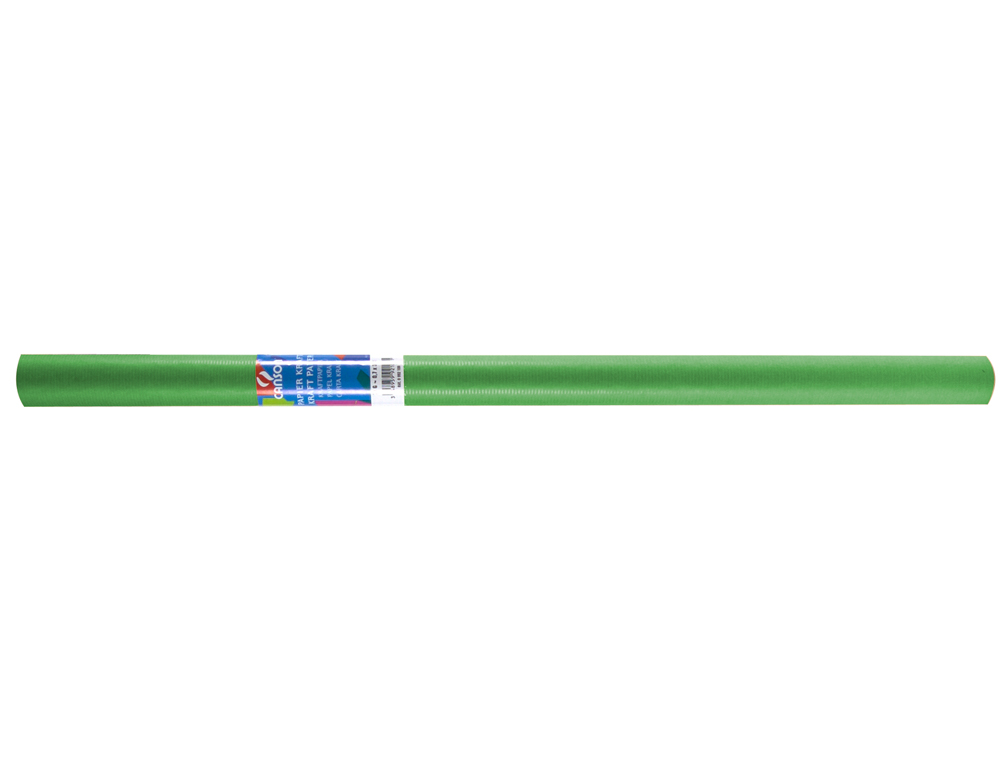 PAPEL KRAFT LIDERPAPEL VERDE ROLLO 25X1 MT