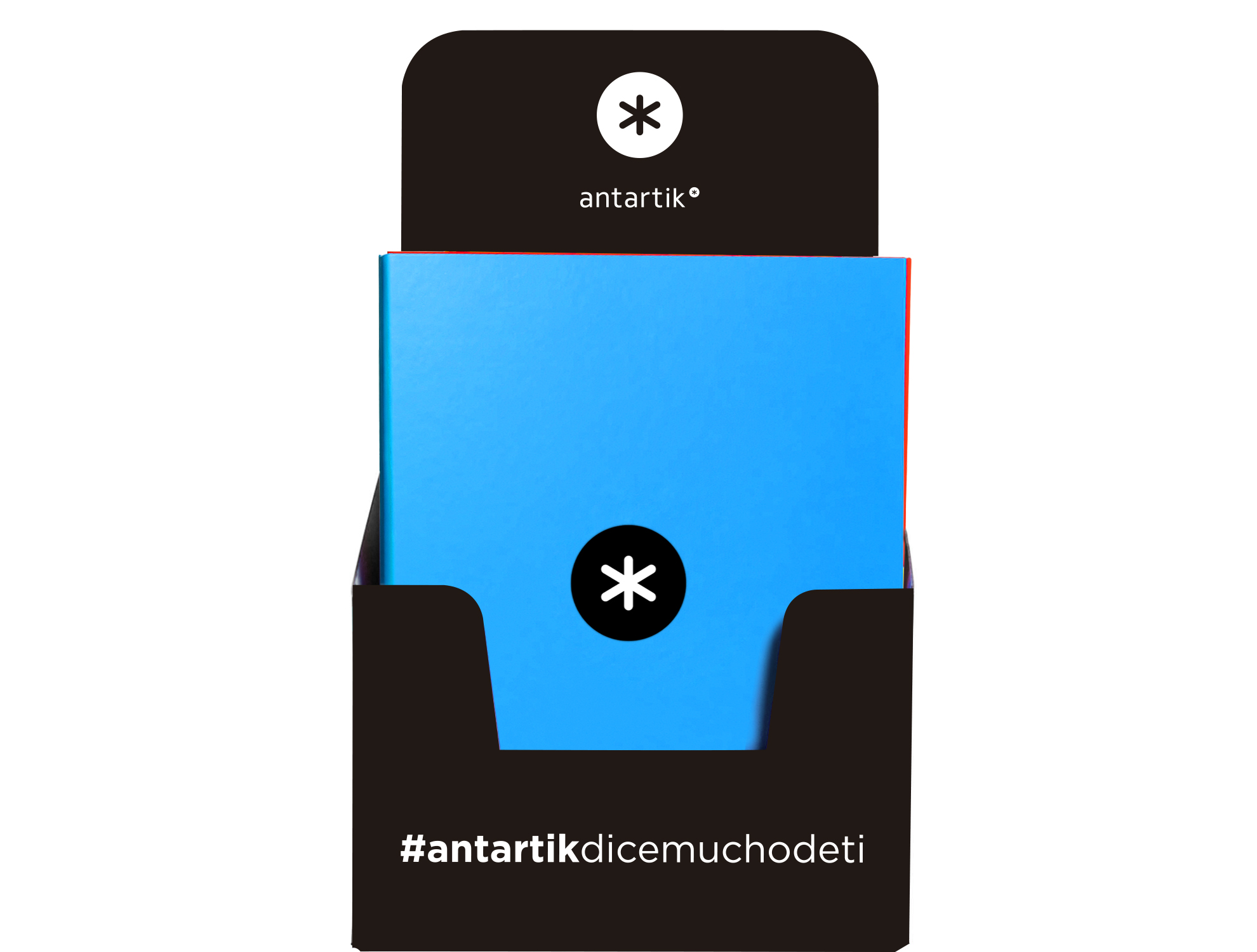 CARPETA ANTARTIK A4 FORRADA 4 ANILLAS 25 MM REDONDAS COLORES SURTIDOS