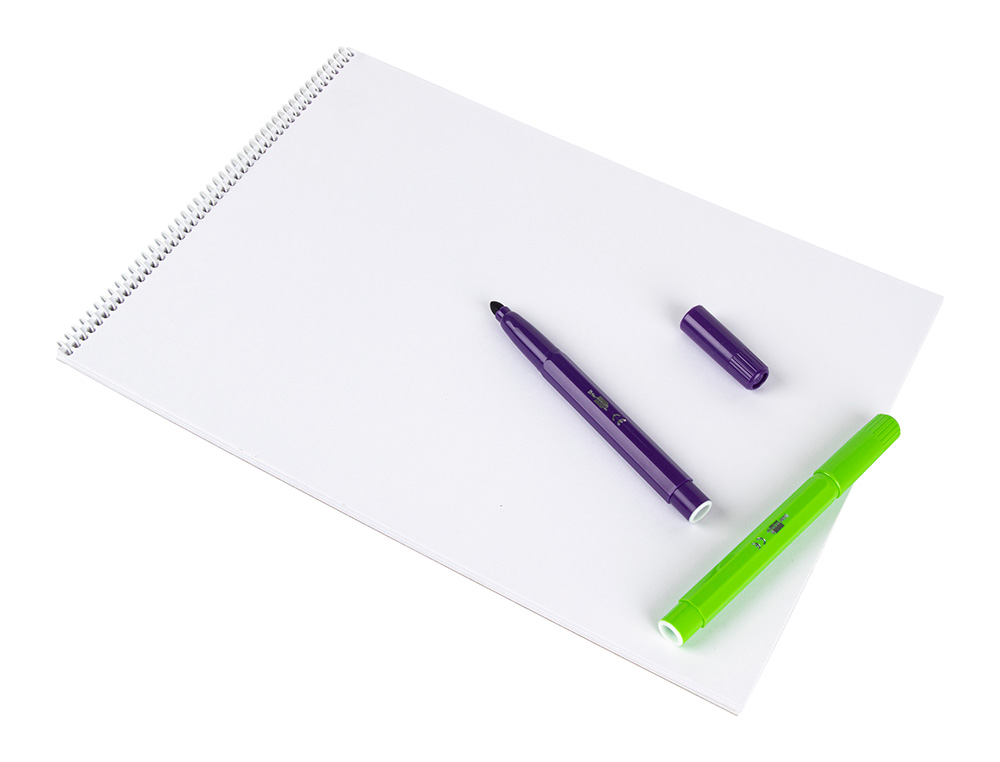 BLOC DIBUJO LIDERPAPEL ARTISTICO ESPIRAL 230X325MM 20 HOJAS 180G/M2 SIN RECUADRO PERFORADO