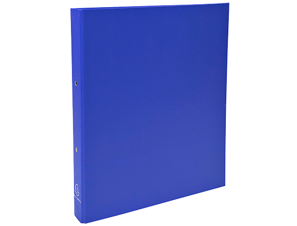 CARPETA DE 2 ANILLAS 30MM REDONDAS EXACOMPTA DIN A4 CARTON FORRADO AZUL